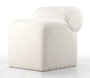 Atelier Del Sofa Monlik Kürk - Puf de Piel Sintética Blanco